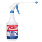 White 1L spray bottle with blue trigger and the inscription "Dr. Schnell ATTILA EXTRA STRONG grill and oven cleaner, kitchen hygiene" from DR.SCHNELL GmbH & Co. KGaA, with a red-blue label with German text for kitchen hygiene.