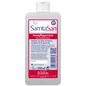 The 500 ml DR.SCHNELL GmbH & Co. KGaA Dr. Schnell SAMTASAN dispenser bottle is a white care cream for dry skin, with a flip-top cap and German label, ideal for professional cleaning and use with cleaning devices.