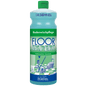 A green-blue bottle of DR.SCHNELL GmbH & Co. KGaA Dr. Schnell FLOOR EXPERT floor cleaner concentrate shows a German text on the label and images of people cleaning floors.