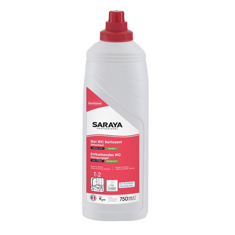 Saraya toilet gel cleaning agent Ecolabel | Bottle (750ml)