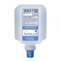 A 1,000 ml container of Dr. Schnell SAMOLIND skin protection by DR.SCHNELL GmbH & Co. KGaA is equipped with a blue dispenser cap and German product information on a white-blue label.