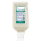 A rectangular 2,000 ml cream-colored Dr. Schnell CIMOLOTION dispenser bottle from DR.SCHNELL GmbH & Co. KGaA features a blue-green "CimoLotion Waschlotion" label with the inscription "Hygienic Dosing" and "Skincare Products" in German.