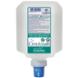 A white plastic container with 1,000 ml of Dr. Schnell CIMOWASH Antimicrobial Wash Lotion from DR.SCHNELL GmbH & Co. KGaA, with a blue cap and a green-white label with multilingual instructions for use.