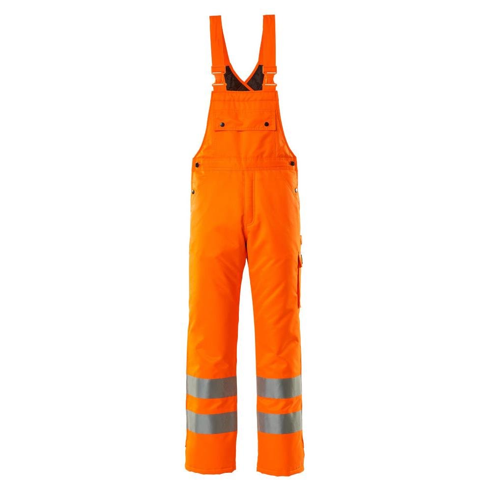 MASCOT® Lech winter dungarees, hi-vis orange