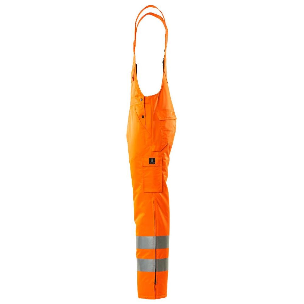 MASCOT® Lech winter dungarees, hi-vis orange