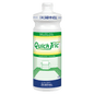 A white 1-liter bottle of Dr. Schnell QUICK TRIC from DR.SCHNELL GmbH & Co. KGaA, with a green-yellow label showing a chair in a room with green carpet, blue lettering, and a white cap - perfect for professional cleaning.