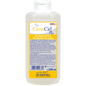 A 500 ml bottle of Dr. Schnell CIMOCID PLUS hand disinfectant from DR.SCHNELL GmbH & Co. KGaA with a white flip-top cap; the label contains German and French product information, application instructions, and safety information.