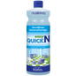 A bottle Dr. Schnell EASY QUICK by DR.SCHNELL GmbH & Co. KGaA has a blue cap and a German label with cleaning equipment and surfaces, indicating that it is a concentrated, versatile cleaning agent for professional use.