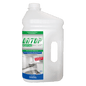 A 3-liter bottle of DR.SCHNELL ONTOP HOSPITAL BRILLIANT high-performance coating for floors, glossy, from DR.SCHNELL GmbH & Co. KGaA; with handle, screw cap, and a blue-green label with product information and a hospital corridor image.