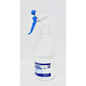 A white Dr. Schnell hand sprayer empty 600 ml from DR.SCHNELL GmbH & Co. KGaA with a blue trigger stands upright on a white surface - perfect for cleaning agents and combines efficiency with a simple design against a simple background.