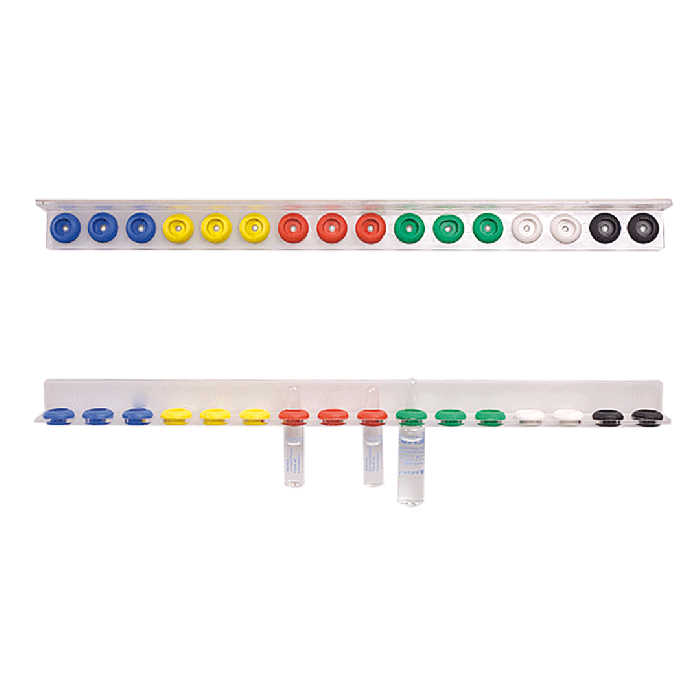 VARIOFLEX Ampoule Rack, Single-Row, for 16 Ampoules