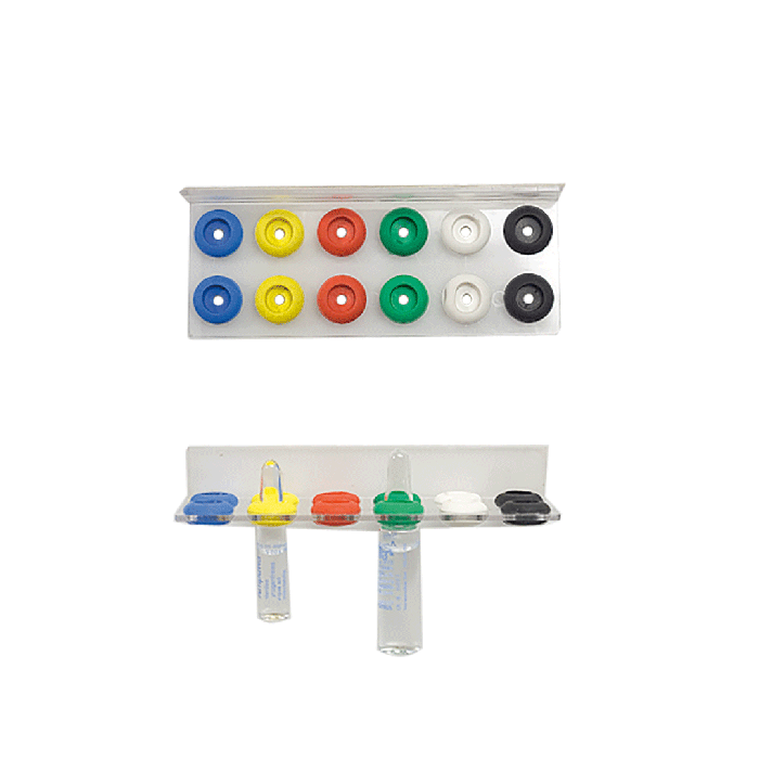Varioflex Ampoule Rack, Double-Row, for 12 Ampoules