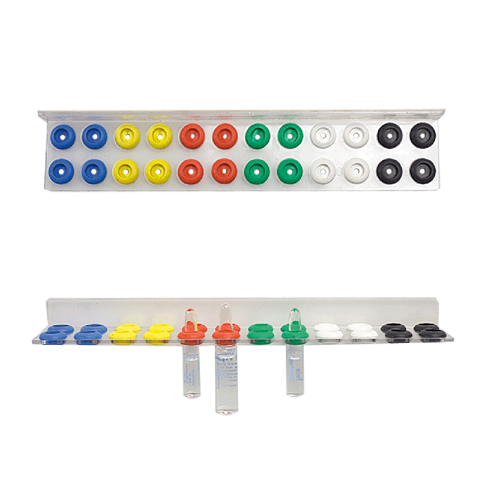 Varioflex Ampoule Rack, 24-ampoule, double-row