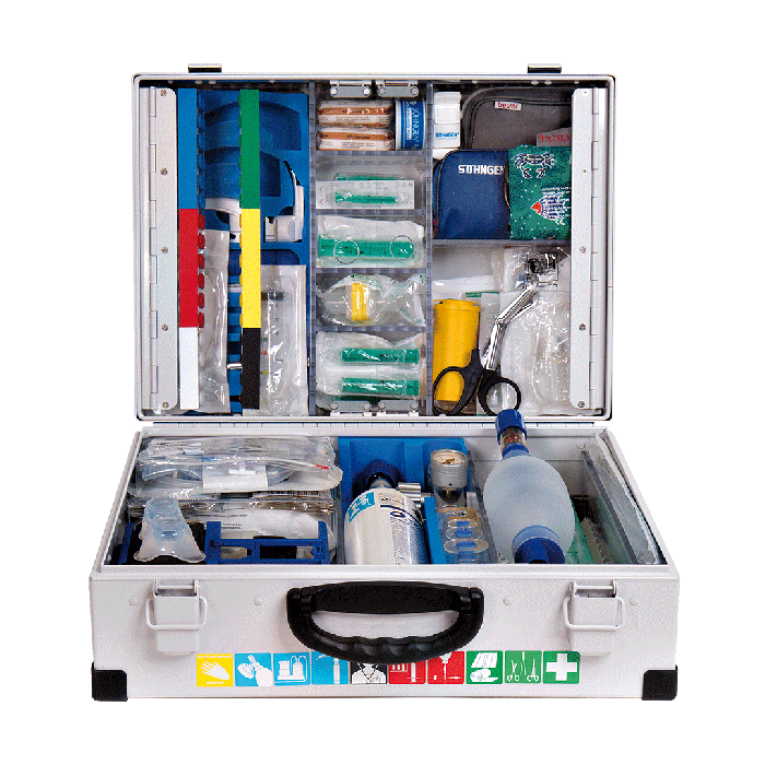 CLINOMED First Aid Kit, Module A-C+O2-1L
