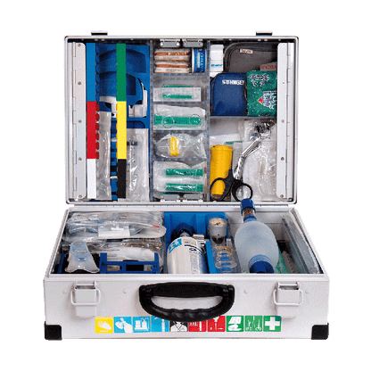 CLINOMED First Aid Kit, Module A-C+O2-1L