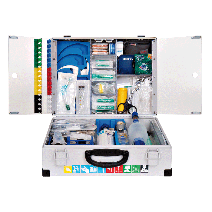CLINOMED First Aid Kit, Module A-C+O2-1L