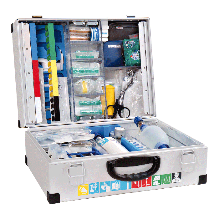 CLINOMED First Aid Kit, Module A-C+O2-1L