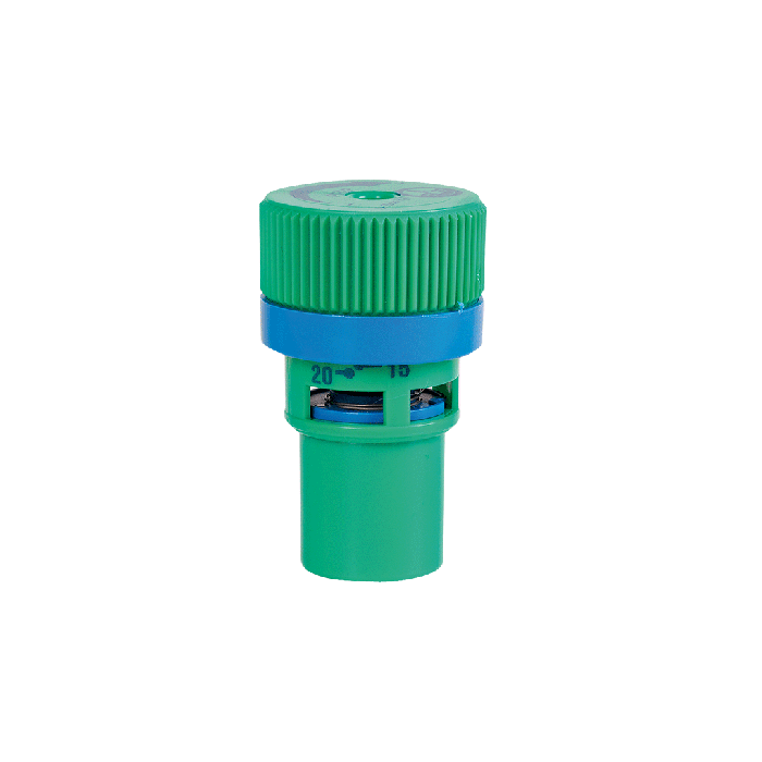PEEP valve (0–20 cm)
