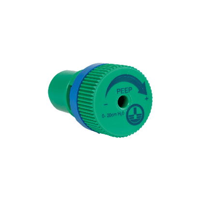 PEEP valve (0–20 cm)
