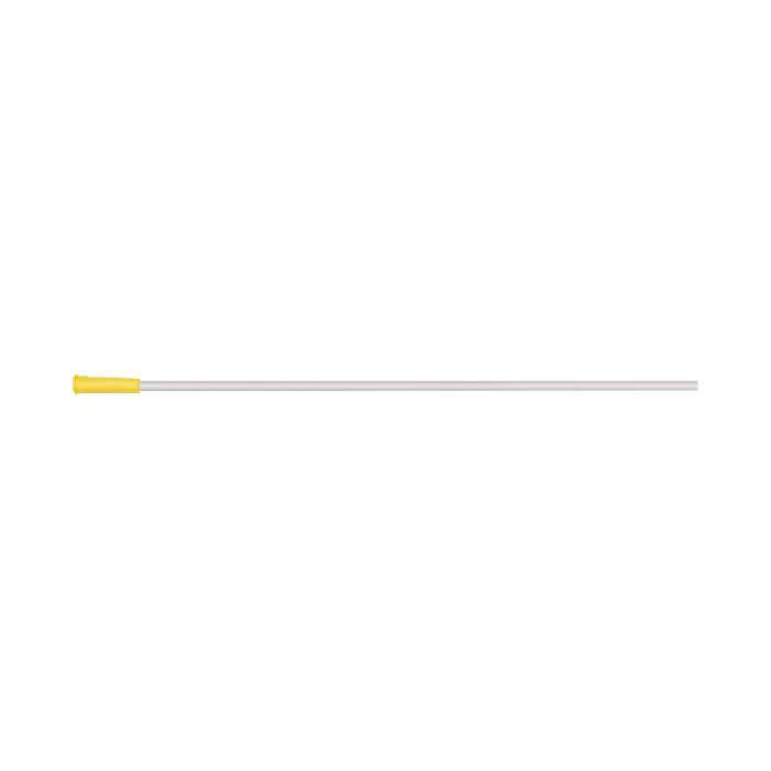 CH 20 Yellow Coiled Suction Catheter