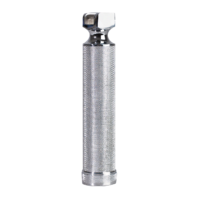 Metal Laryngoscope Battery Handle, Warm Light