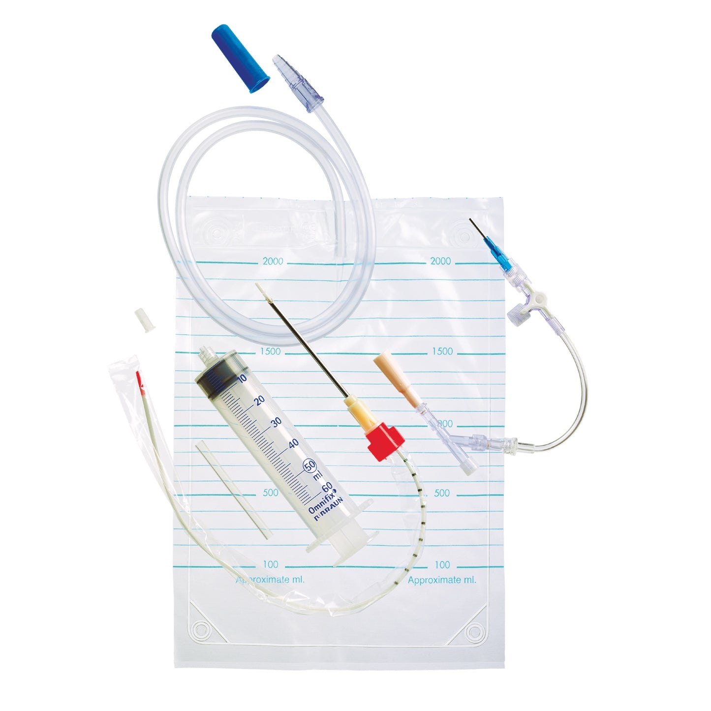 Pleural and Thoracic Drainage Set—Complete Set According to Matthys