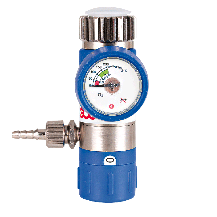 O2 Pressure Regulator, Continuously Adjustable