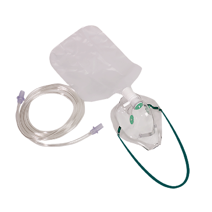 Oxygen Breathing Mask with Storage Pouch