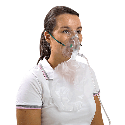 Oxygen Breathing Mask with Storage Pouch