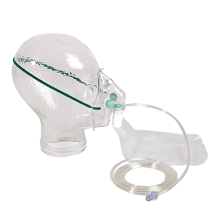 Oxygen Breathing Mask with Storage Pouch