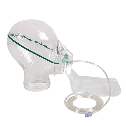 Oxygen Breathing Mask with Storage Pouch