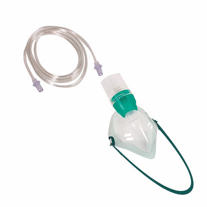 O2 breathing mask with humidifier and scale—2.10 m