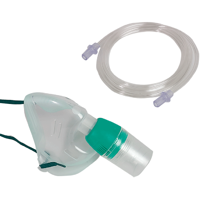 O2 Breathing Mask for Children with Humidifier and Graduation—2.10 m
