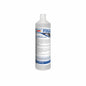 A white 1L plastic bottle labeled "Arcora Finalin Intensive Rinse Aid For Dishwashers" from Arcora International GmbH, with blue lettering and a washing machine image, ensures shiny dishes and includes detailed instructions for use.