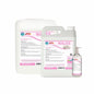 Three Arcora WALES SKIN CLEANSING AND SHOWER LOTION containers from Arcora International GmbH - pump bottle, jug, and canister with white and pink lettering - mild shower lotion for all skin types.