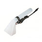 The Arcora upholstery adapter made of plastic by Arcora International GmbH is a handheld device with a transparent plastic nozzle, black trigger handle, and hose for cleaning carpets and upholstery - perfect for furniture upholstery.