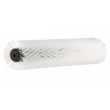 A roll of silver reflective Mylar film with a textured surface and black core, shown at an angle - perfect for cleaning sensitive surfaces with the Arcora Aniko 350 Duo Brush Replacement Brush Soft from Arcora International GmbH.