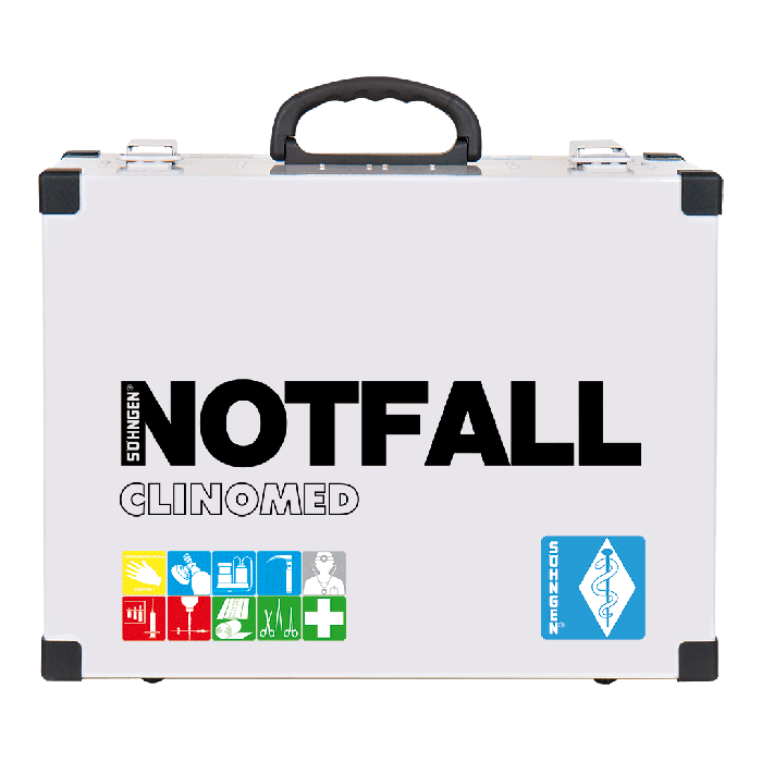 CLINOMED Emergency Kit, Empty, with Interior Organizer