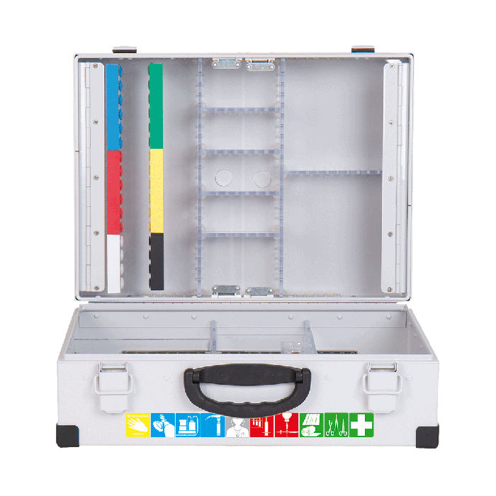 CLINOMED Emergency Kit, Empty, with Interior Organizer