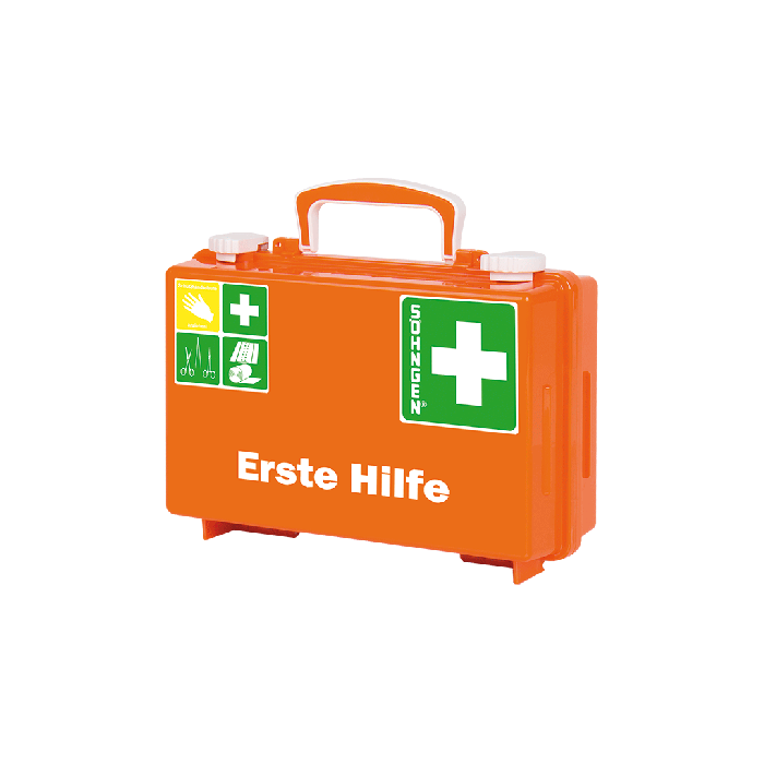 QUICK-CD First Aid Kit, Orange, Empty