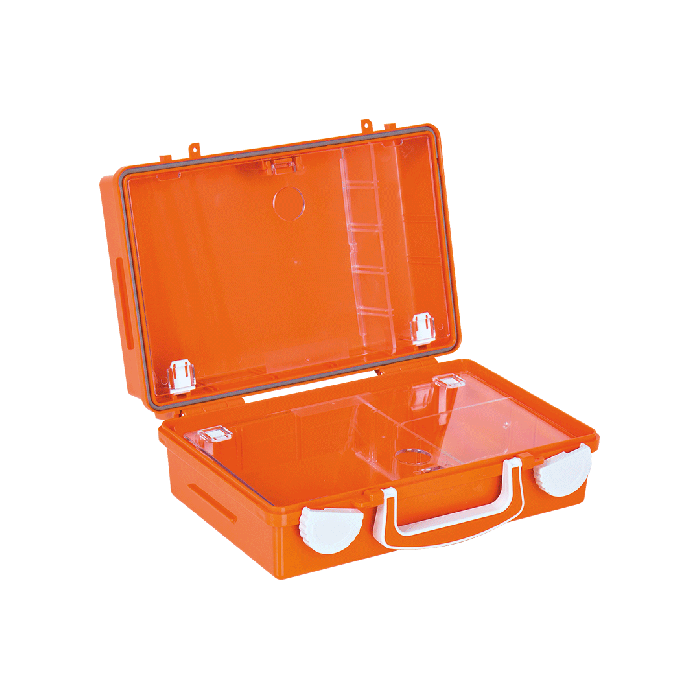QUICK-CD First Aid Kit, Orange, Empty