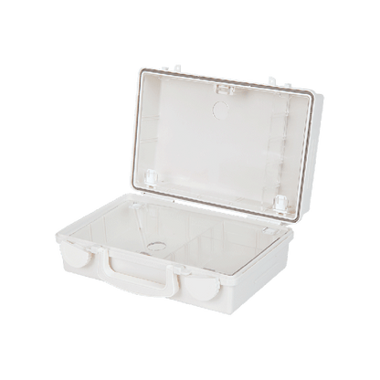 QUICK-CD First Aid Kit, White, Empty