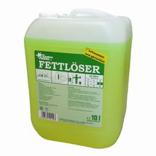 The Abena Re-Seller GmbH GastroPower Grease Remover Eco-Box, 10 l, is an environmentally friendly grease remover in a plastic container with a white handle. It is labeled with instructions and safety warnings and is ideal for the professional kitchen. Delivered as 1 package in a carton.
