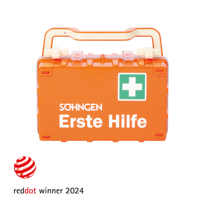Orange First Aid Kit DYNAMIC-GLOW S, Compliant with DIN 13157