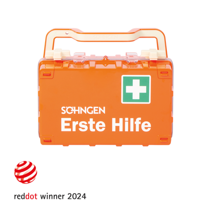 Orange First Aid Kit DYNAMIC-GLOW S, Compliant with DIN 13157