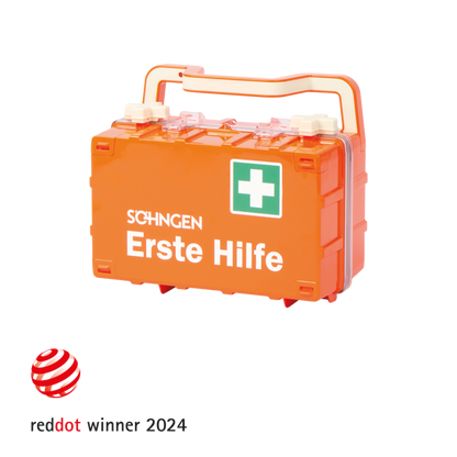 Orange First Aid Kit DYNAMIC-GLOW S, Compliant with DIN 13157