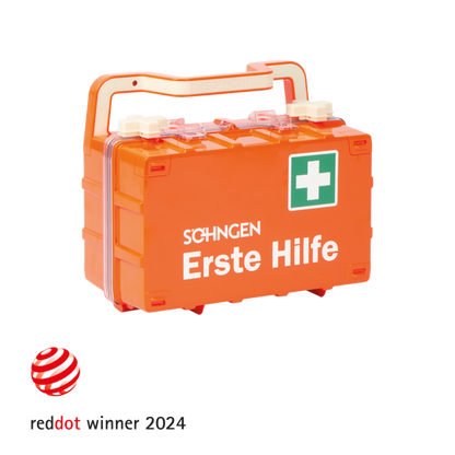 Orange First Aid Kit DYNAMIC-GLOW S, Compliant with DIN 13157