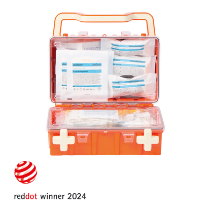 Orange First Aid Kit DYNAMIC-GLOW S, Compliant with DIN 13157