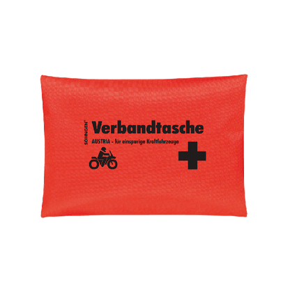 Austria Orange First Aid Kit for Single-Track Vehicles in accordance with ÖNORM V 5100