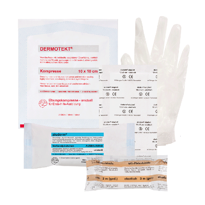 Type B First Aid Training Kit with Gloves